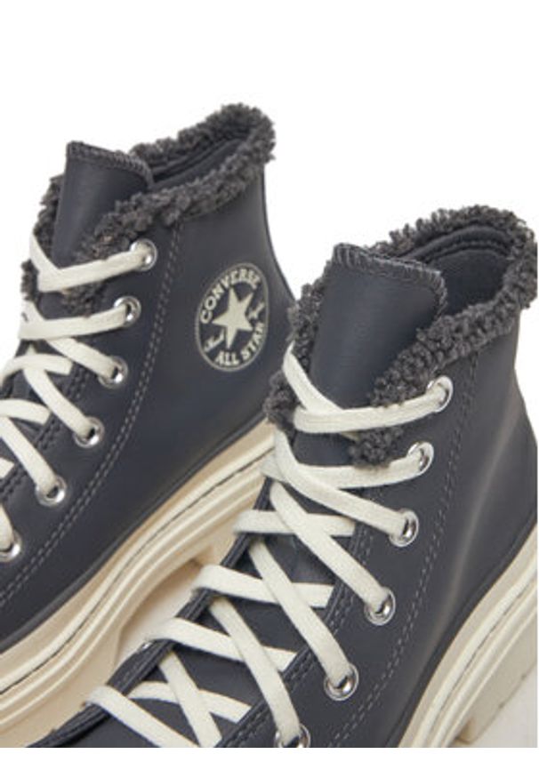 Converse Trampki Chuck Taylor All Star Lugged Heel Sherpa A10152C 094 Granatowy. Kolor: niebieski. Materiał: materiał