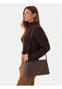 Pinko - PINKO Torebka Triplet AI 25026 PLTT 105161 A0QO Brązowy. Kolor: brązowy. Materiał: skórzane #5