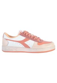 Diadora - Sneakersy damskie DIADORA MAGIC BASKET LOW ICONA WN. Kolor: pomarańczowy. Sport: turystyka piesza