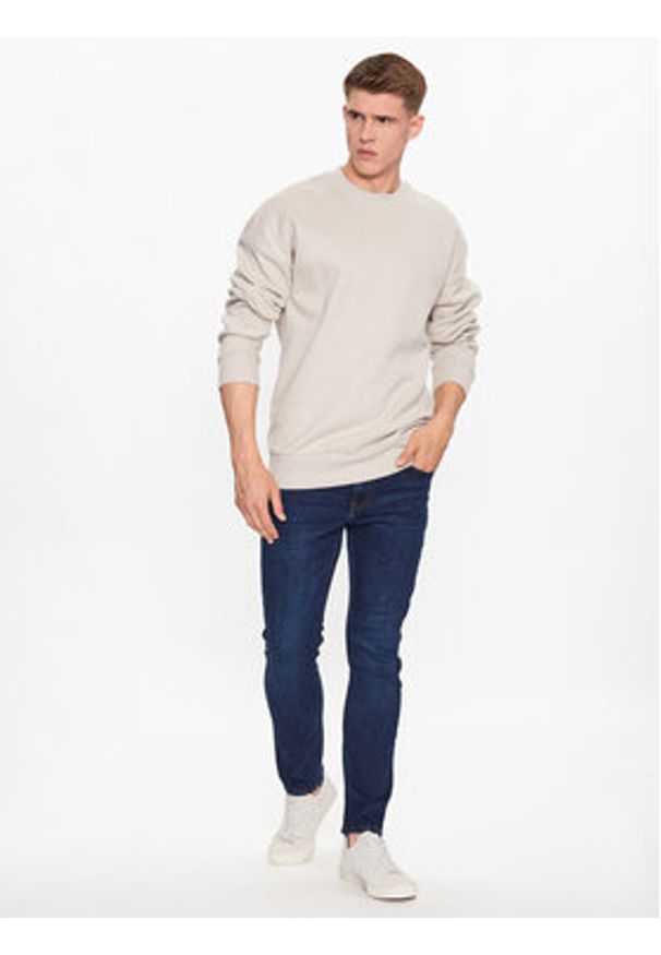 Only & Sons Bluza 22026662 Beżowy Relaxed Fit. Kolor: beżowy. Materiał: bawełna