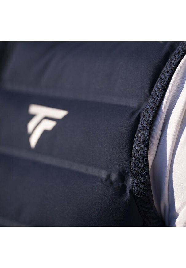 TECNIFIBRE - Kurtka puchowa bez rękawów Tecnifibre Tech. Kolor: niebieski. Materiał: puch. Długość rękawa: bez rękawów. Styl: sportowy