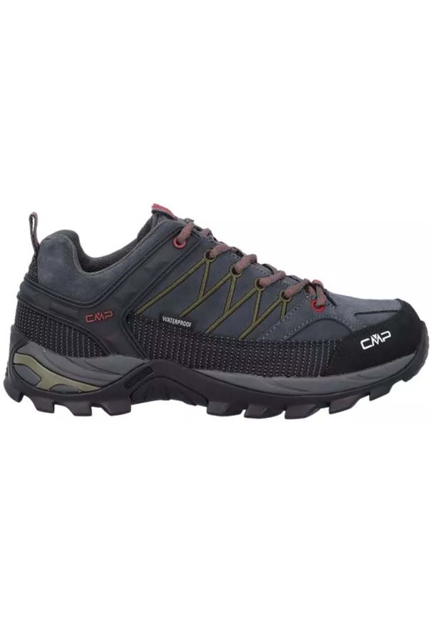CAMPAGNOLO - Buty trekkingowe męskie CMP 3Q1324775US. Zapięcie: sznurówki. Kolor: wielokolorowy, czarny. Materiał: guma, materiał, skóra, syntetyk. Szerokość cholewki: normalna