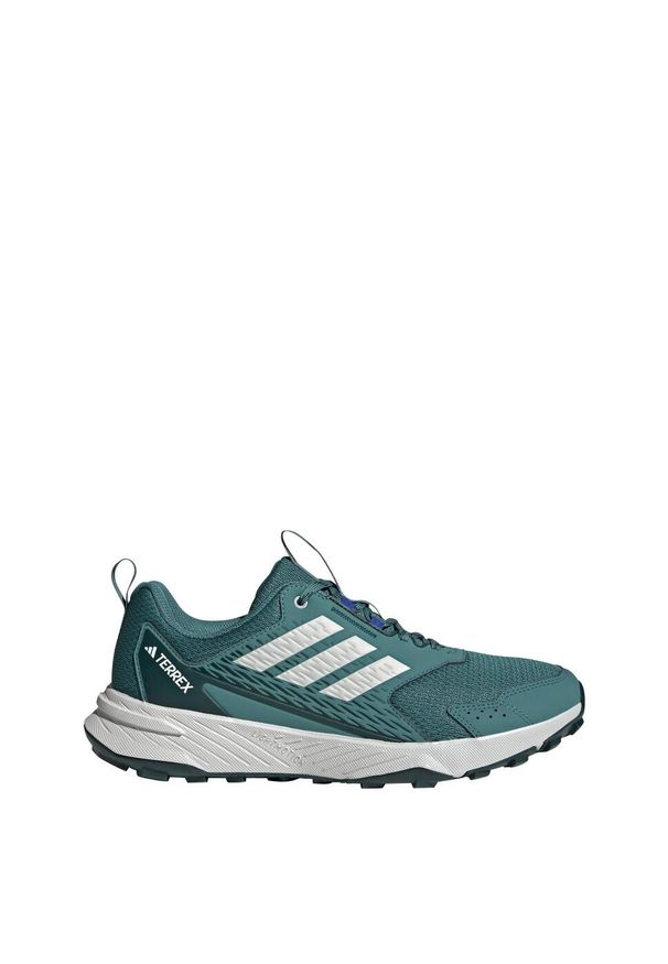 Adidas - Buty Tracefinder Trail Running. Kolor: szary, niebieski, wielokolorowy. Materiał: materiał. Sport: bieganie