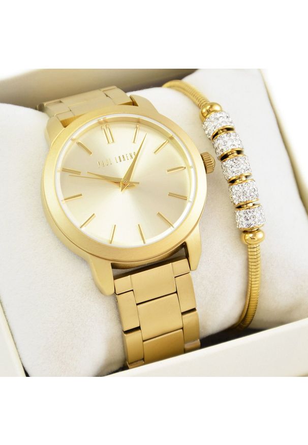 Zegarek Paul Lorens Zestaw damski zegarek GIANNA -4D1 + bransoletka