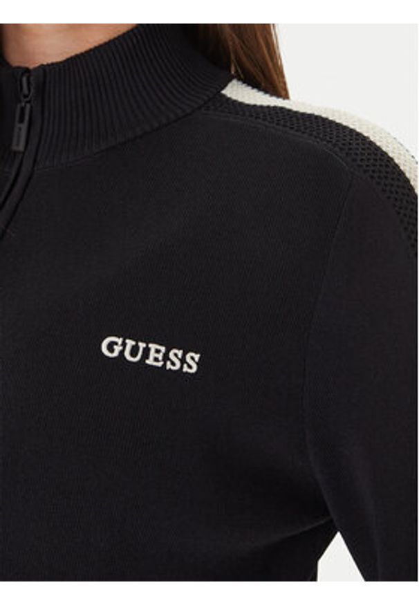 Guess Kardigan V6GR12 Z0752 Czarny Regular Fit. Kolor: czarny. Materiał: syntetyk