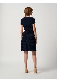 Joseph Ribkoff Sukienka koktajlowa 211350NOS Granatowy Regular Fit. Kolor: niebieski. Materiał: syntetyk. Styl: wizytowy