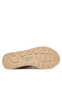 Pepe Jeans Sneakersy Brit Glitter W PLS400005 Brązowy. Kolor: brązowy. Materiał: materiał #3