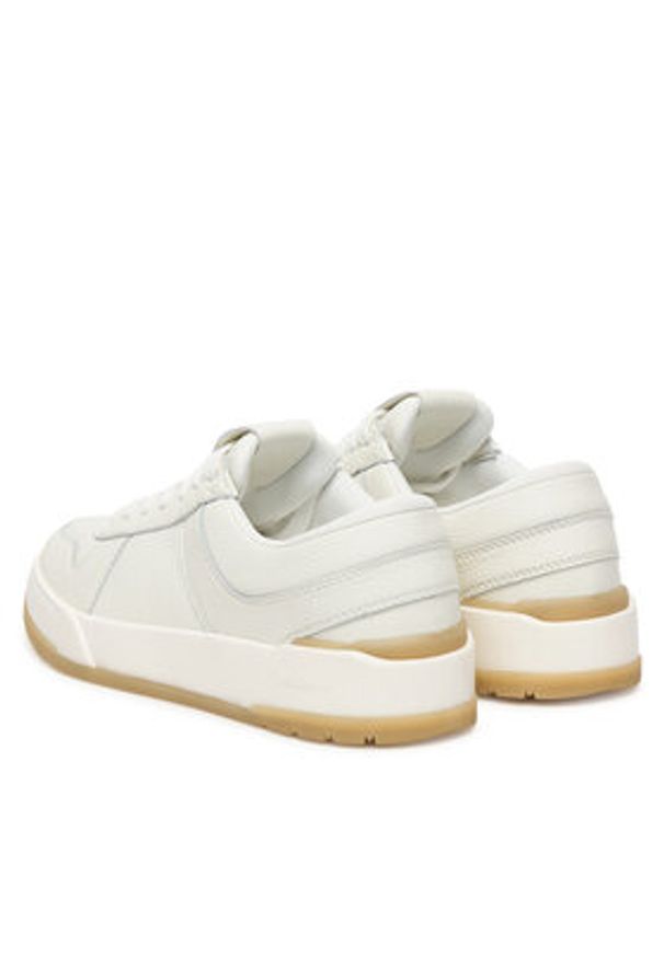Max Mara Sneakersy 2614761051650 Biały. Kolor: biały. Materiał: skóra
