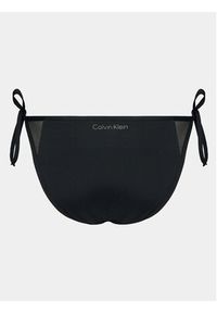 Calvin Klein Swimwear Dół od bikini KW0KW02328 Czarny. Kolor: czarny. Materiał: syntetyk