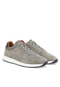 TOMMY HILFIGER - Tommy Hilfiger Sneakersy Premium Suede Hybrid FM0FM05690 Szary. Kolor: szary. Materiał: zamsz, skóra #6