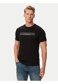 Karl Lagerfeld Jeans T-Shirt B3M17001 Czarny Slim Fit. Kolor: czarny. Materiał: bawełna #1