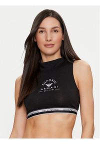 Emporio Armani Underwear Biustonosz top 164430 4R227 00020 Czarny Slim Fit. Kolor: czarny. Materiał: bawełna