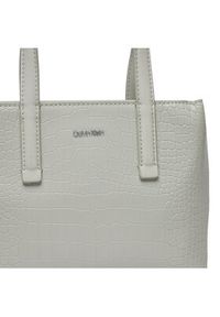 Calvin Klein Torebka Ck Must Mini Tote K60K612163 Szary. Kolor: szary. Materiał: skórzane #6