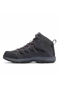 columbia - Buty trekkingowe męskie Columbia Crestwood Mid Waterproof. Kolor: czarny