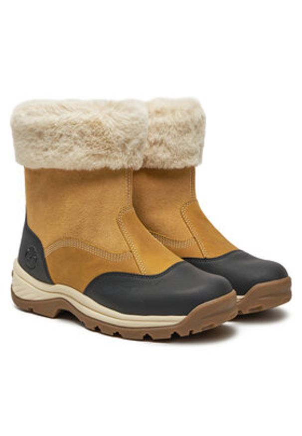 Timberland Śniegowce Ledge Pullon WP TB1A2KUF2311 Brązowy. Kolor: brązowy. Materiał: zamsz, skóra