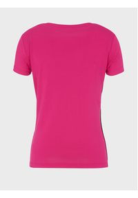 EA7 Emporio Armani T-Shirt 6RTT25 TJKUZ 1419 Różowy Regular Fit. Kolor: różowy. Materiał: syntetyk, wiskoza #7