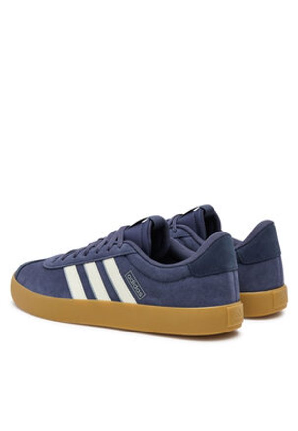 Adidas - adidas Sneakersy VL Court 3.0 JP5289 Granatowy. Kolor: niebieski. Materiał: zamsz, skóra