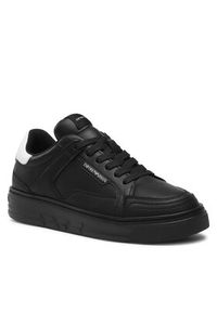 Emporio Armani Sneakersy X3X188 XF724 A120 Czarny. Kolor: czarny. Materiał: skóra #7
