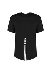 Les Hommes T-shirt "Contemporary" | LJT208-700P | Contemporary Elegance | Mężczyzna | Czarny. Okazja: na co dzień. Kolor: czarny. Materiał: bawełna. Wzór: nadruk. Styl: casual #7
