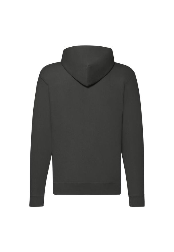 FRUIT OF THE LOOM - Klasyczna Kurtka Z Kapturem Dla Dorosłych Unisex. Typ kołnierza: kaptur. Kolor: szary