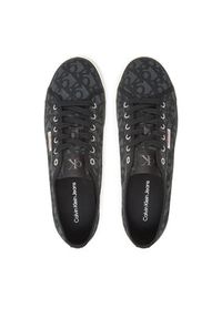 Calvin Klein Jeans Tenisówki Ess Vulc Low Mg Cv Mono YM0YM01368 Czarny. Kolor: czarny. Materiał: materiał #6