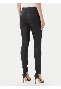 Morgan Spodnie materiałowe 212-PALONA Czarny Slim Fit. Kolor: czarny. Materiał: syntetyk, bawełna #5