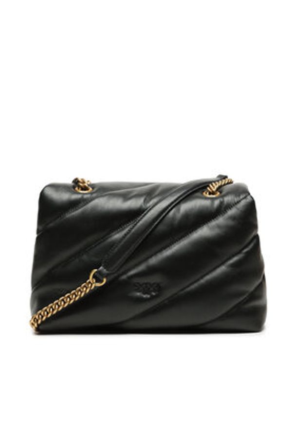 Pinko Torebka Love Classic Puff Cl AI 23-24 PLTT 100038 A0F2 Czarny. Kolor: czarny. Materiał: skórzane
