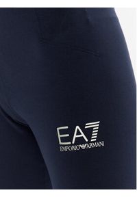 EA7 Emporio Armani Legginsy 3RTP62 TJ01Z 1554 Granatowy Slim Fit. Kolor: niebieski. Materiał: bawełna #4
