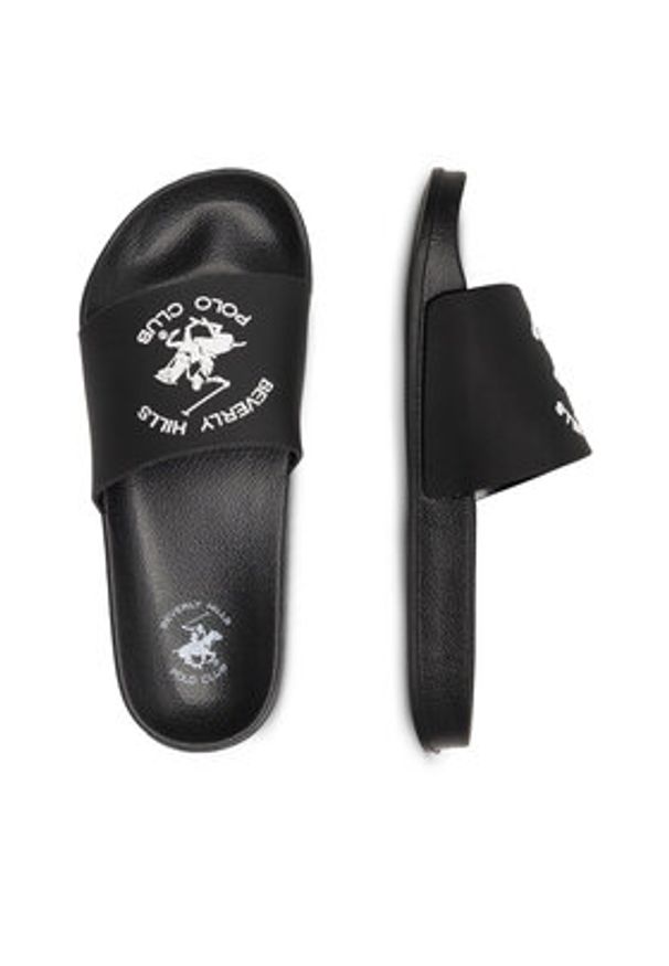 Beverly Hills Polo Club Klapki MP-CA23052-4D Czarny. Kolor: czarny. Materiał: guma