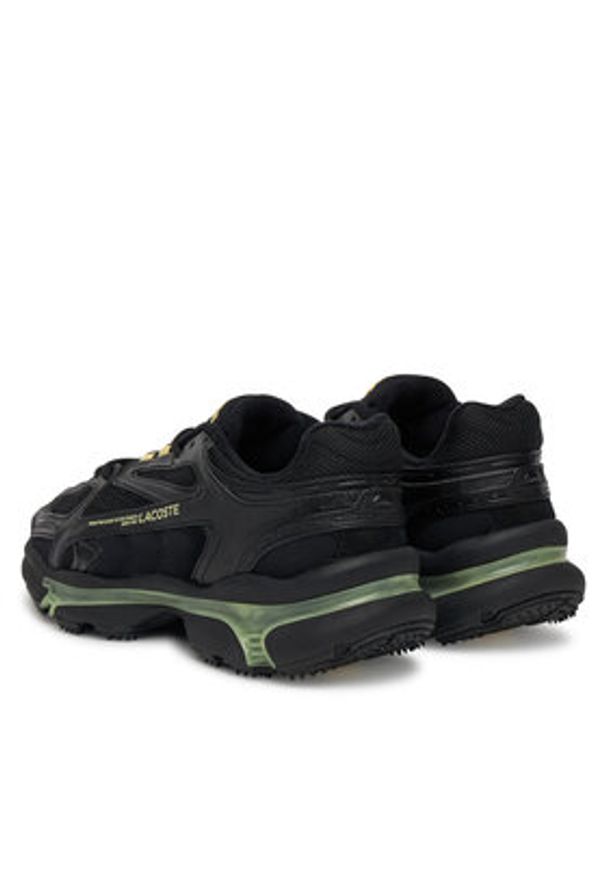 Lacoste Sneakersy L003 2K24 7-49SMA0007 Czarny. Kolor: czarny. Materiał: materiał