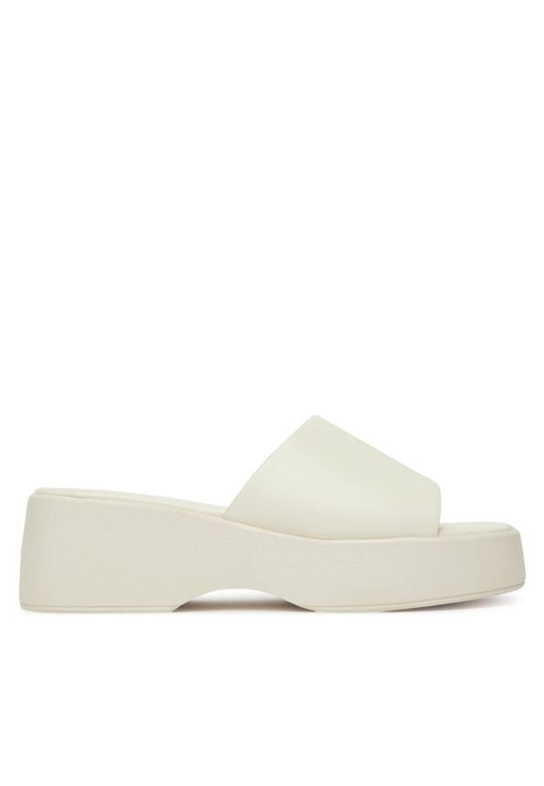 DeeZee Klapki ST024206-1 Biały. Kolor: biały. Materiał: skóra