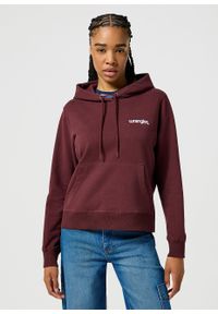 Wrangler - WRANGLER DAMSKA BLUZA REGULAR HOODIE DAHLIA 112356460 #1