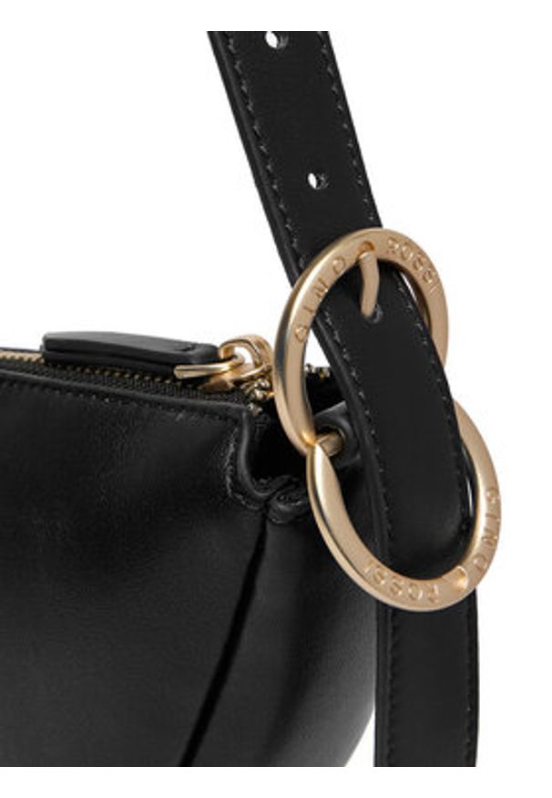 Gino Rossi - GINO ROSSI Torebka EO-LA321-1086 Czarny. Kolor: czarny. Materiał: skórzane