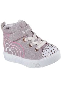 skechers - Adidasy Skechers Heart Steps - Heart Glow, Dzieci. Okazja: na uczelnię. Kolor: fioletowy. Materiał: syntetyk, materiał. Model: Skechers Sport. Sport: joga i pilates