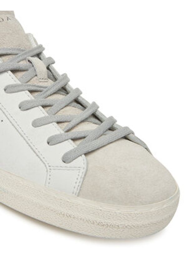 D.A.T.E. Sneakersy Hill Low Vintage Calf M431-HL-VC Biały. Kolor: biały. Materiał: skóra