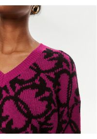 Pinko Sweter Ovino 101575 A11F Różowy Regular Fit. Kolor: różowy. Materiał: kaszmir #4