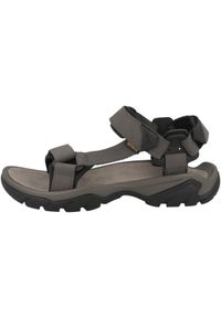Buty do chodzenia męskie Teva Terra Fi 5 Universal. Zapięcie: rzepy. Kolor: szary. Materiał: skóra. Styl: elegancki. Sport: turystyka piesza
