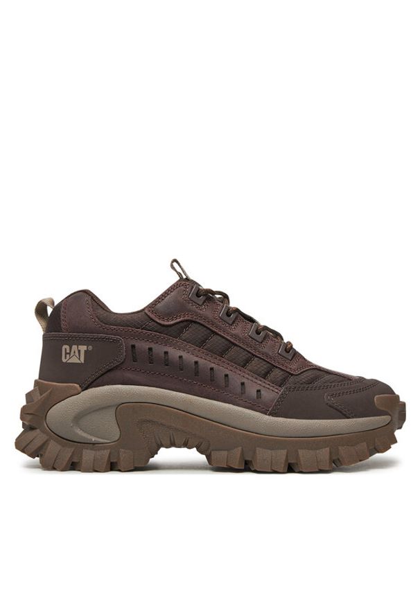 CAT Footwear Sneakersy Intruder P111566 Brązowy. Kolor: brązowy. Materiał: skóra