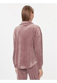 Triumph Bluza Cozy Comfort Velour Zip Jacket 10216555 Brązowy Regular Fit. Kolor: brązowy. Materiał: wiskoza, welur #5