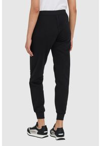 Emporio Armani - EMPORIO ARMANI Czarny damski komplet bluza i spodnie, Rozmiar M. Kolor: czarny. Materiał: dresówka, bawełna #5
