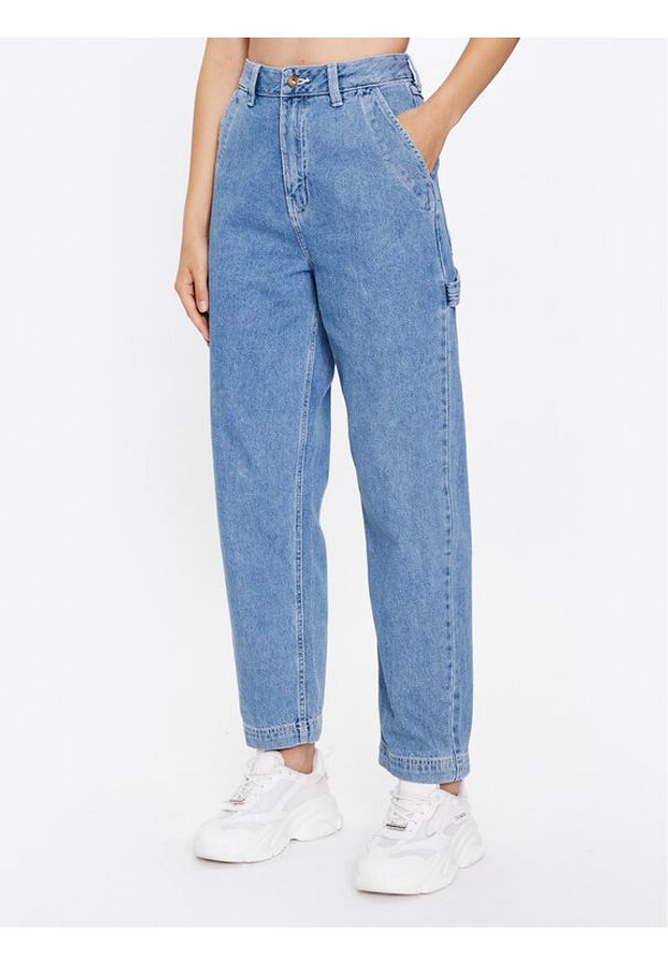Vans Jeansy Ground Work Denim Pant VN000A7J Niebieski Regular Fit. Kolor: niebieski