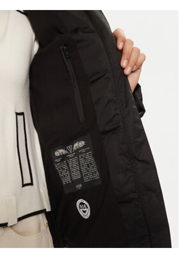 Guess Kurtka puchowa New Olga W4BL53 WEX52 Czarny Regular Fit. Kolor: czarny. Materiał: syntetyk