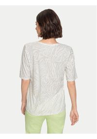Olsen T-Shirt 11104789 Beżowy Regular Fit. Kolor: beżowy. Materiał: bawełna