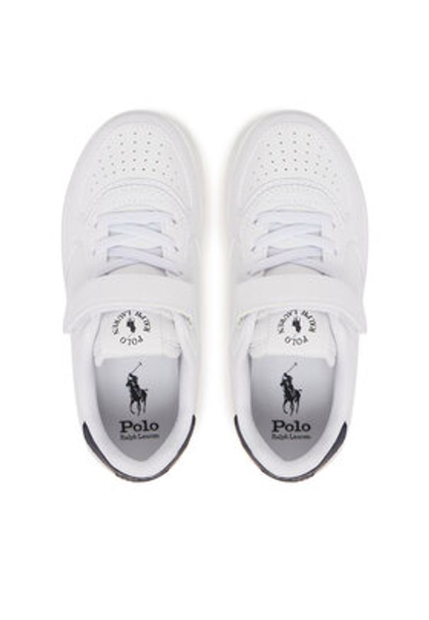 Polo Ralph Lauren Sneakersy Masters Court Ps RL02438102 Biały. Kolor: biały. Materiał: skóra