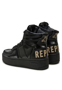 Replay - REPLAY Sneakersy Epic High Standout GWZ5O .000.C0006T Czarny. Kolor: czarny. Materiał: materiał #5