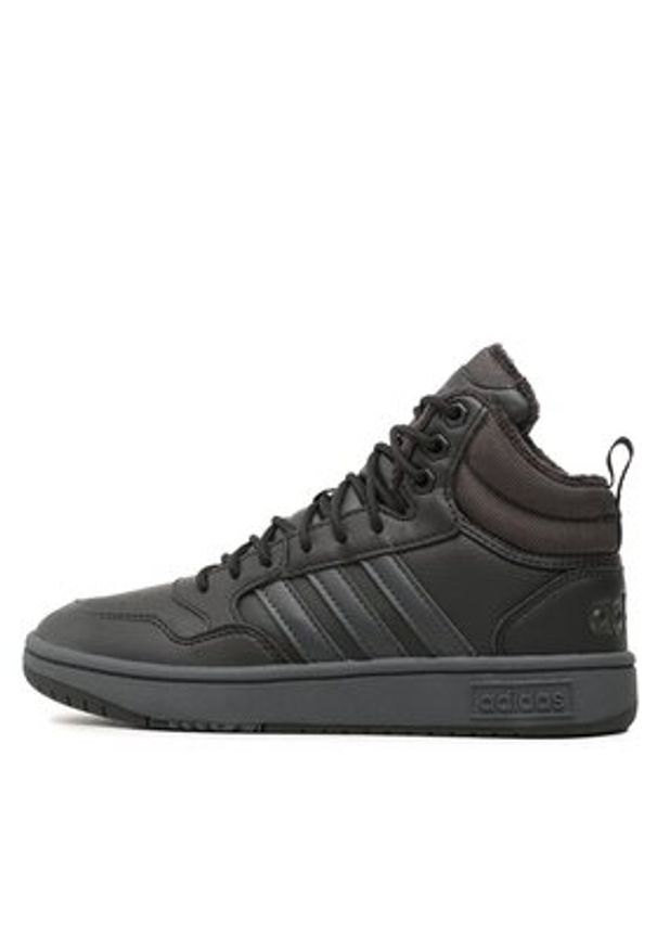 Adidas - adidas Sneakersy Hoops 3.0 GW6421 Czarny. Kolor: czarny. Materiał: materiał
