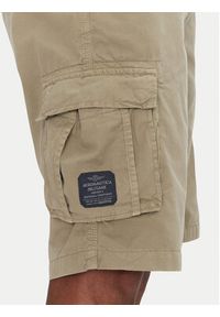 Aeronautica Militare Szorty materiałowe 251BE066CT1122 Khaki Regular Fit. Kolor: brązowy. Materiał: bawełna #6
