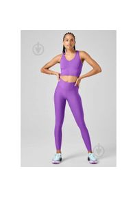 CASALL - Legginsy Damskie Fitness Casall Z Wysokim Stanem. Stan: podwyższony. Kolor: fioletowy. Sport: fitness