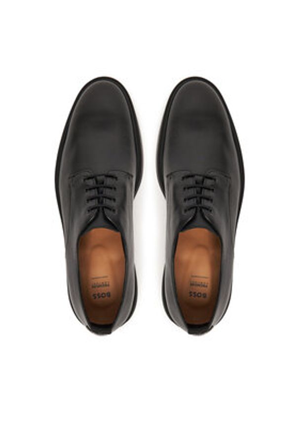 BOSS Półbuty Calev 50548036 Czarny. Kolor: czarny. Materiał: skóra