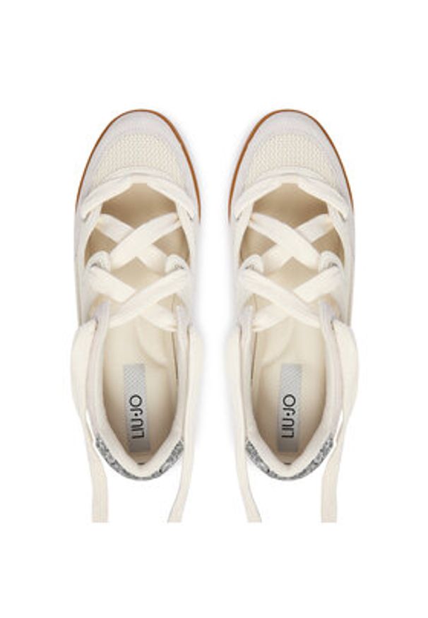 Liu Jo Półbuty Lewis 03 BA6037 TX306 Écru. Kolor: kremowy. Materiał: materiał